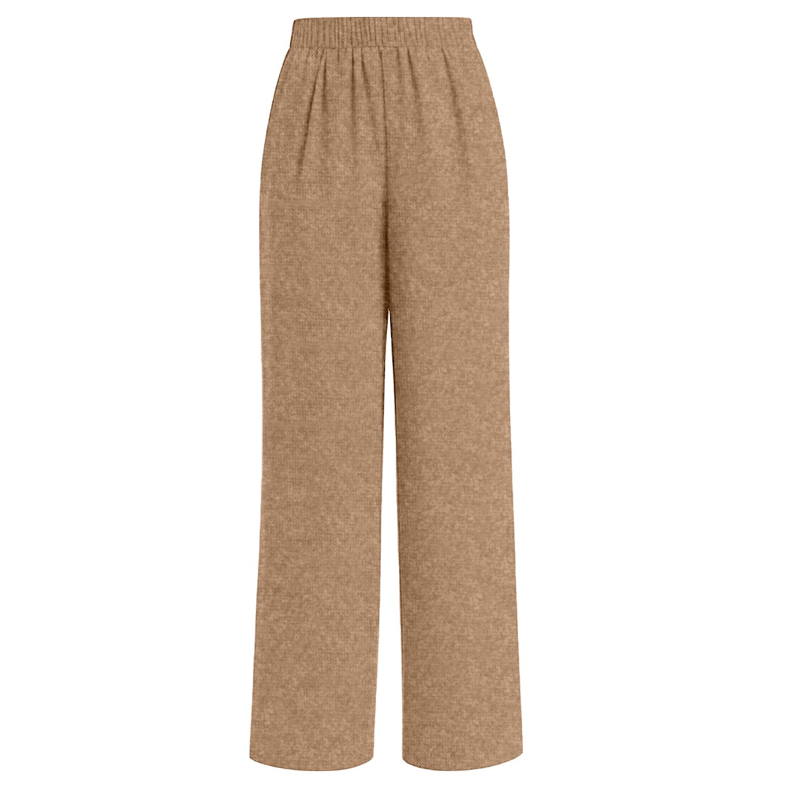 thumbnail image 4 of Pantalones boho palazzo de mujer, cintura alta, pierna ancha, estampado floral, estilo informal de verano con bolsillos, tallas S-XXL, 4 of 5